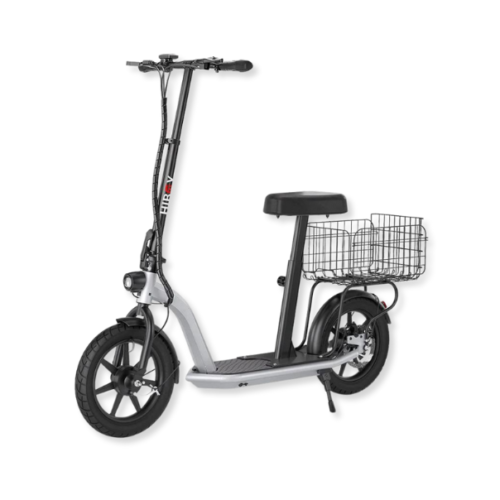 With its fat tires, Adults can take rides and commutes up to 31 miles long at speeds of 22mph with the folding and portable Hiboy Electric Scooter.