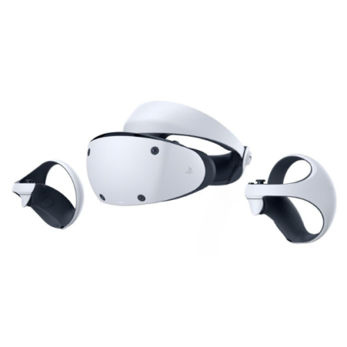 Playstation VR2 Headset is the next generation of virtual reality gaming. Play video games and experience life like 4K HDR visuals along with your Playstation 5. This set includes a headset and two hand controllers.