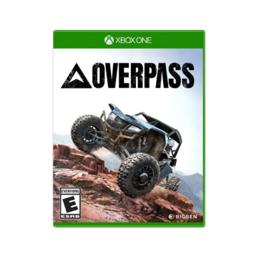 Xbox One video game called Overpass is off roading, driving and racing with monster trucks and vehicles.