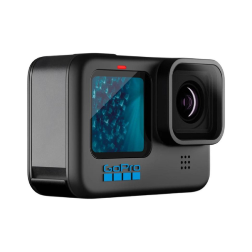 The GoPro HERO11 Camera lets you get in the action and water while recording your high-quality videos.