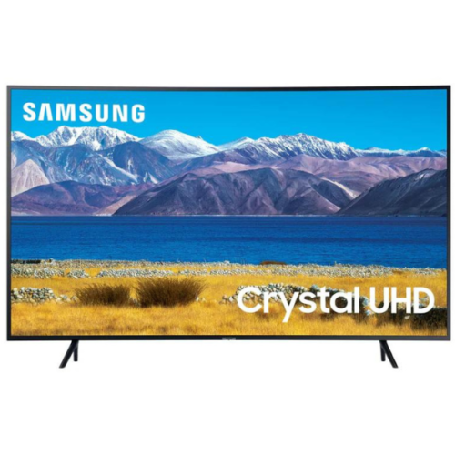 Samsung's 55-inch Class TU8300 Crystal UHD Smart TV has a curved screen design, 4K resolution, and high-quality dynamic crystal-clear color and contrast for its video and images.It is fast performing, high-definition, and includes high dynamic range, making it perfect for viewing photos, videos, and gaming.