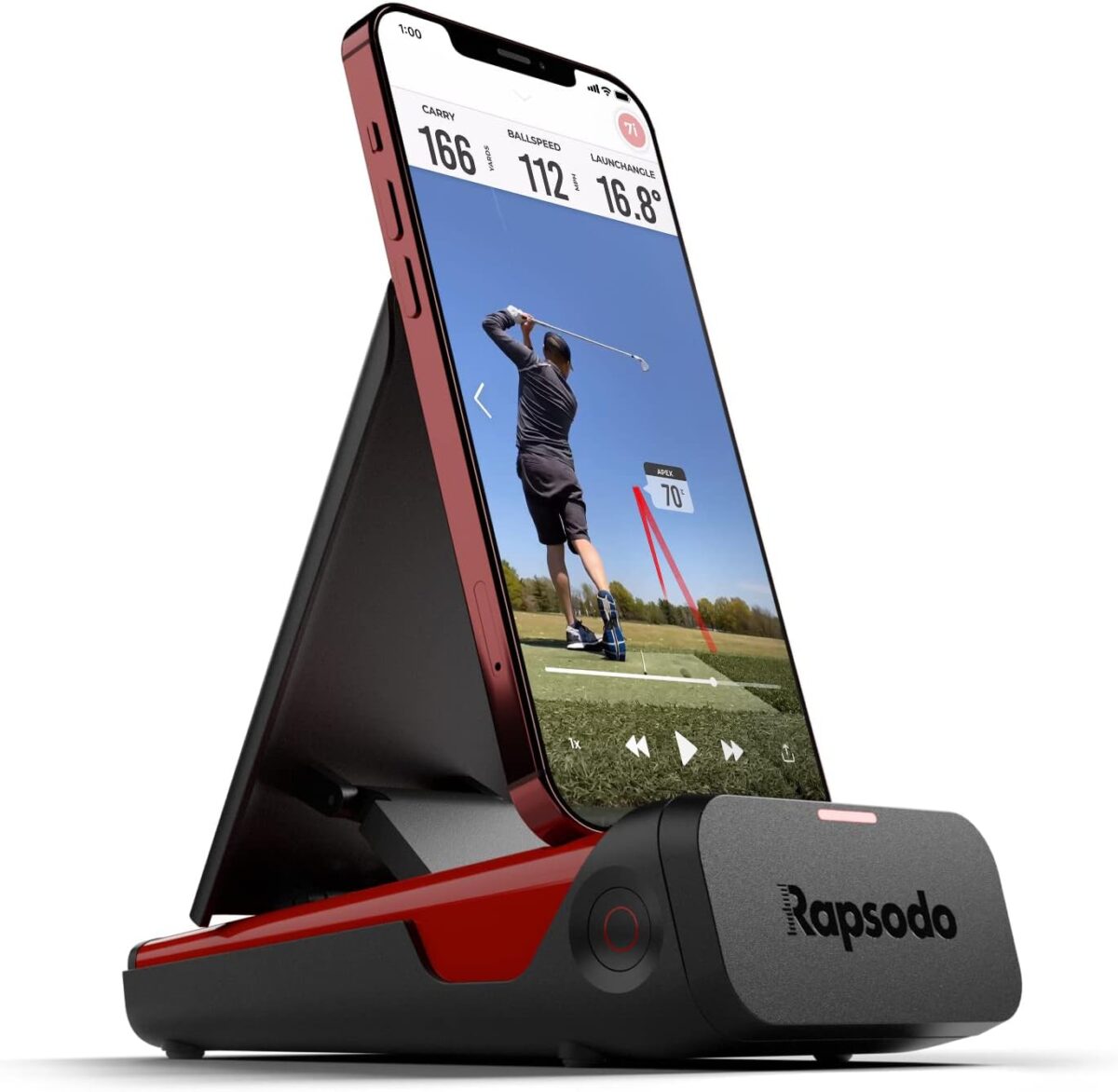 Rapsodo Mobile Launch Monitor for Golf Indoor and Outdoor Use with GPS