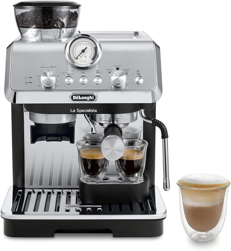 De'Longhi La Specialista Espresso Machine with Grinder, Milk Frother