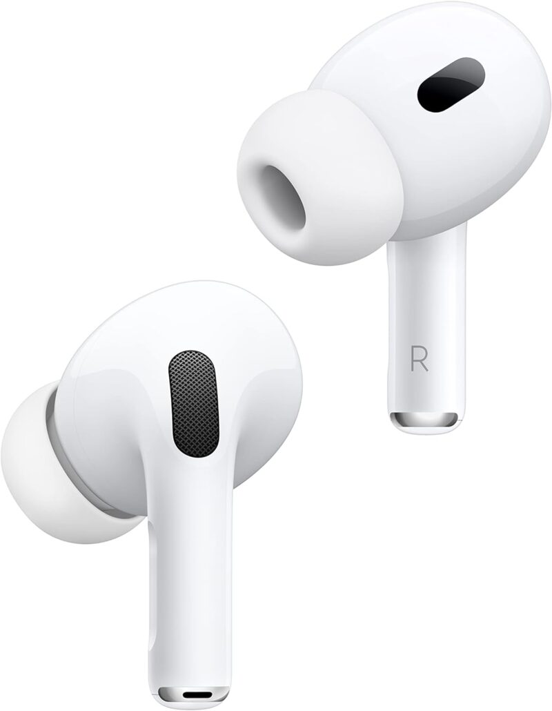 Apple AirPods Pro 2 Wireless Earbuds, Active Noise Cancellation, with Hearing Aid Feature - Try Before You Buy